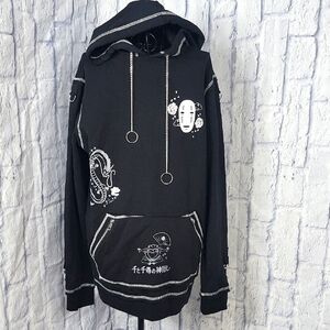 VINTAGE HER UNIVERSE STUDIO GHIBLI‎ SPIRITED AWAY Hardware Women's Hoodie Medium